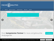 Tablet Screenshot of fischer-analytics.com